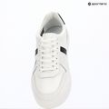 Buty męskie Calvin Klein HM0HM02237 Classic Cups Lace Leather EMB Tongue bright white/black 9