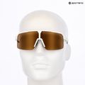 Okulary przeciwsłoneczne UVEX Ramp white matt/mirror gold 7