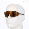 Okulary przeciwsłoneczne Alpina Turbo Air Q-Lite red transculent matt/gold mirror/pink 7
