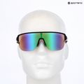 Okulary przeciwsłoneczne Alpina Ram 2.0 Q-Lite black/white matt/green mirror 7