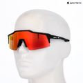 Okulary przeciwsłoneczne 100% Speedcraft SL soft tact black/hiper red multilayer mirror 5