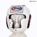 Kask bokserski Fairtex Super Sparring white/black 6