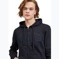 Bluza męska GAP V-Heritage Logo FZ true black 4