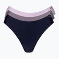 Stringi damskie Under Armour Pure Stretch Ns Thong 3 pary purple/ace