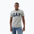 Koszulka męska GAP Soft Basic Logo heather grey
