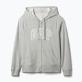 Bluza damska GAP French Fullzip Logo Hoodie light heather grey 3