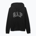 Bluza damska GAP French Fullzip Logo Hoodie true black 3