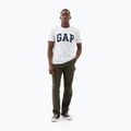 Koszulka męska GAP Soft Basic Logo white global 2