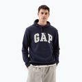 Bluza męska GAP Heritage French Terry Logo blue navy