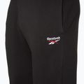 Spodnie Reebok Identity Small Logo Fleece Jogger black/white/vector red 3