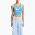 Biustonosz treningowy damski Reebok Identity Big Logo recovery blue