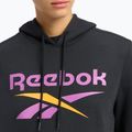 Bluza damska Reebok Identity Big Logo Fleece black/purple rave/electric amber 4