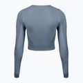Longsleeve treningowy damski Reebok RBK Lab Seamless Crop upgrade blue 2