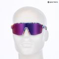 Okulary przeciwsłoneczne Red Bull SPECT Dundee matt blue-pink pattern/smoke pink-yellow mirror 7