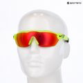 Okulary przeciwsłoneczne męskie Nike Show X3 Elite L matte volt/road tint w/red mirror 8