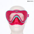Maska do snorkelingu dziecięca Mares Turtle aqua/pink 4
