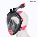 Maska pełnotwarzowa do snorkelingu AQUA-SPEED Spectra 2.0 czarna/różowa 7