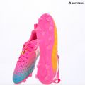Buty piłkarskie dziecięce PUMA Future 9 Play FG/AG Jr poison pink/puma wht/sun stream/bright aqua/puma blk 14