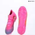 Buty piłkarskie dziecięce PUMA Future 9 Pro FG/AG Jr poison pink/puma wht/sun stream/bright aqua/puma blk 17