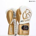 Rękawice bokserskie Rival RS100 Professional white/gold 5