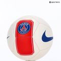 Piłka do mini piłki nożnej Nike Skills Paris-Saint Germain white/university red rozmiar 1 5