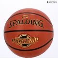 Piłka do koszykówki Spalding NeverFlat Elite pomarańczowa rozmiar 7 5