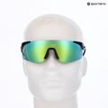 Okulary przeciwsłoneczne Red Bull SPECT Mark black/smoke with green blue mirror 7