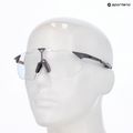 Okulary przeciwsłoneczne 100% Hypercraft SQ gloss light grey/rose gold mirror photochromic 7