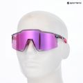 Okulary przeciwsłoneczne 100% Speedcraft polished translucent grey/purple multilayer mirror 5