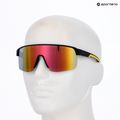 Okulary przeciwsłoneczne Red Bull SPECT Dakota black/brown with pink yellow mirror 6