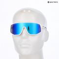 Okulary przeciwsłoneczne Red Bull SPECT Dash white/smoke with blue mirror 6