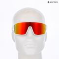 Okulary przeciwsłoneczne Red Bull SPECT Daft white/brown with orange mirror 4