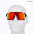 Okulary przeciwsłoneczne Red Bull SPECT Daft black/brown with red mirror 6