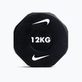 Hantel chromowany Nike Strength Pro Urethane Dumbbell 12 kg black/white 7