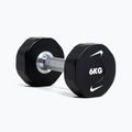 Hantel chromowany Nike Strength Pro Urethane Dumbbell 14 kg black/white 7
