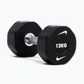 Hantel chromowany Nike Strength Pro Urethane Dumbbell 14 kg black/white 8