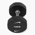 Hantel chromowany Nike Strength Pro Urethane Dumbbell 16 kg black/white 2