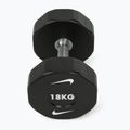 Hantel chromowany Nike Strength Pro Urethane Dumbbell 18 kg black/white 2