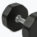 Hantel chromowany Nike Strength Pro Urethane Dumbbell 18 kg black/white 4