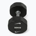 Hantel chromowany Nike Strength Pro Urethane Dumbbell 20 kg black/white 2
