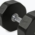 Hantel chromowany Nike Strength Pro Urethane Dumbbell 20 kg black/white 4