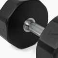 Hantel chromowany Nike Strength Pro Urethane Dumbbell 22 kg black/white 4
