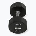 Hantel chromowany Nike Strength Pro Urethane Dumbbell 24 kg black/white 2