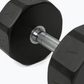Hantel chromowany Nike Strength Pro Urethane Dumbbell 24 kg black/white 4