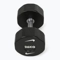 Hantel chromowany Nike Strength Pro Urethane Dumbbell 26 kg black/white 2