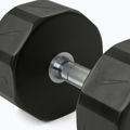 Hantel chromowany Nike Strength Pro Urethane Dumbbell 28 kg black/white 4
