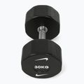 Hantel chromowany Nike Strength Pro Urethane Dumbbell 30 kg black/white 2