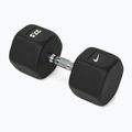 Hantel ogumowany Nike Strength Hex Dumbbell 27,5 kg black/white