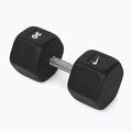 Hantel ogumowany Nike Strength Hex Dumbbell 30 kg black/white