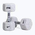 Hantel ogumowany Nike Strength Grind Hex Dumbbell 12,5 kg wolf grey 5